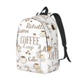 thumbnail image 2 of Yiaed Coffee Print Backpack, Premium Laptop Backpack, Travel Backpack for Women, Lightweight Backpacks, Comfortable Back Pack-Small, 2 of 5
