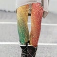 thumbnail image 2 of Feancey 90% Off Clearance Sale 2025 Mardi Gras Workout Leggings for Women Trendy Colorblock Sequin Print Yoga Pants New Orleans Carnival Party Tights Novelty Stretchy Skinny Pants Multicolor S, 2 of 6