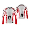 thumbnail image 3 of Jerseys de pesca unisex de cuello redondo para exteriores, de manga larga, con protección UV, para ciclismo de montaña, de secado rápido, 3 of 5