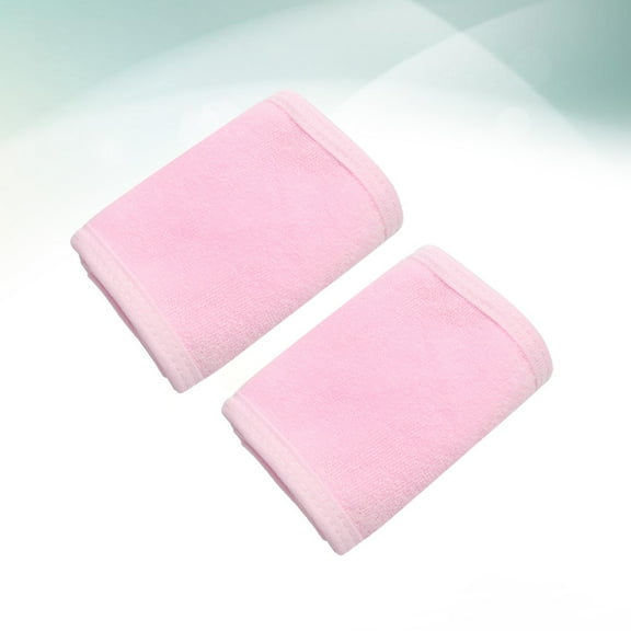 Luxshiny 2pcs Fiber Cotton Headband for Facial Care Adjustable for Women while Skincare