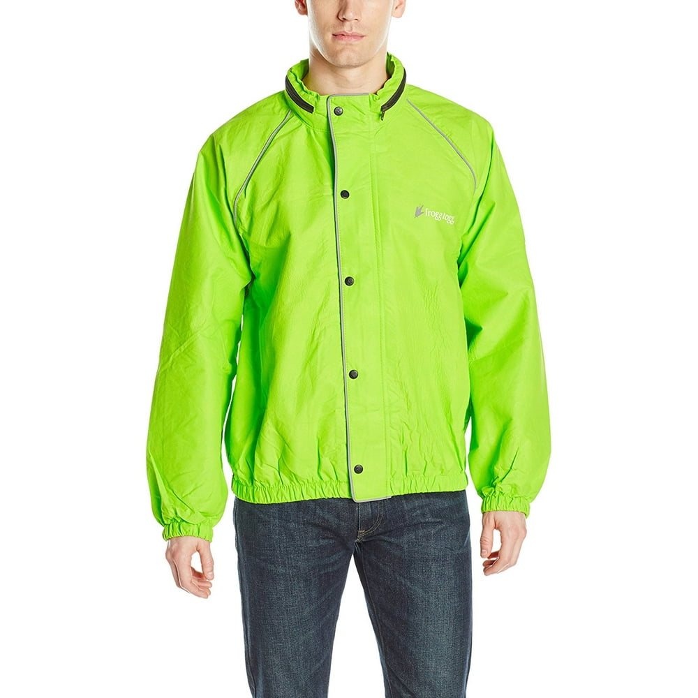 Unisex-Adult High Visibility Road Toad Rain Jacket (Green, Medium ...