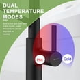 thumbnail image 2 of Ruvida Matte Black Kitchen Sink Faucets,High Arc Kitchen Faucets,Spring Kitchen Sink Faucet with Pull Out Sprayer，Faucet with Triple Function Sprayer,Touchless Kitchen Sink Faucets, 2 of 4