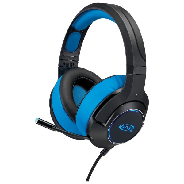 iLive Gaming Headset: Stereo Headphones, IAHG49B, Black