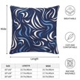 thumbnail image 2 of Multi-Size Linen Sofa Pillow Cover Invisible Zipper Open And Close Strong Use For Sofa Chair Garden Sofa Car Zebra Print Style Lightblue_4 18"X18", 2 of 8