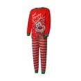 thumbnail image 4 of Meihuid Couple Matching Pajamas Set Soft Holiday Sleepwear Christmas Matching Pjs for Adults, 4 of 10