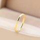 thumbnail image 2 of Anillo de diamantes pequeños de estilo japonés para mujer, diseño de nicho personalizado de moda, anillo de cola de acero de titanio de oro de 18 quilates, anillo para dedo pequeño, 2 of 6