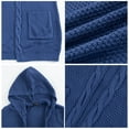 thumbnail image 4 of Othyroce Woman Open Front Cardigan Hooded Pocket Female Sweater S-XL, 4 of 8