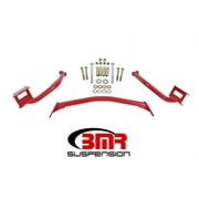 BMR 79-04 Fox Mustang Tubular Style Upper Torque Box Reinforcement Plates - Red Fits select: 1998-2004 FORD MUSTANG, 1994 FORD MUSTANG GT