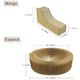thumbnail image 2 of Cama para gatos plegable y portátil fabricada en cartón de alta densidad de 50cm, perfecta para tu sofá y la comodidad, el bienestar y las garras de tu gato JAMW Sencillez, 2 of 4