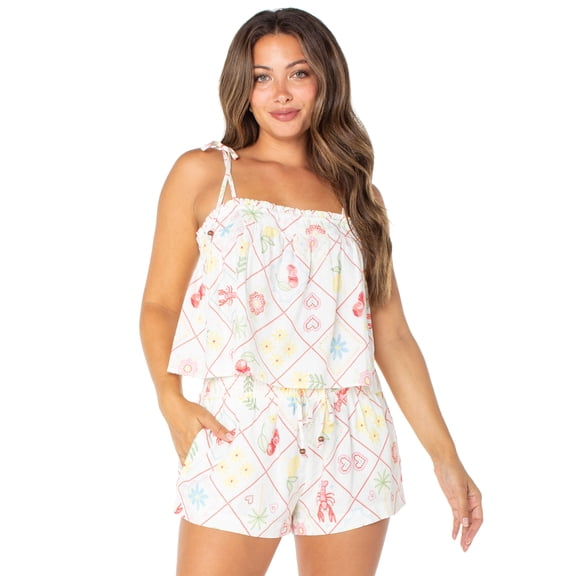 Celebrity Pink Women's Tie Strap Swing Top, Sizes XS-XXXL