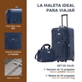 thumbnail image 2 of Set Maleta Cabina 20 Pulgadas y Neceser 15 Fly & Trip Medellín Azul TSA 360°, 2 of 8