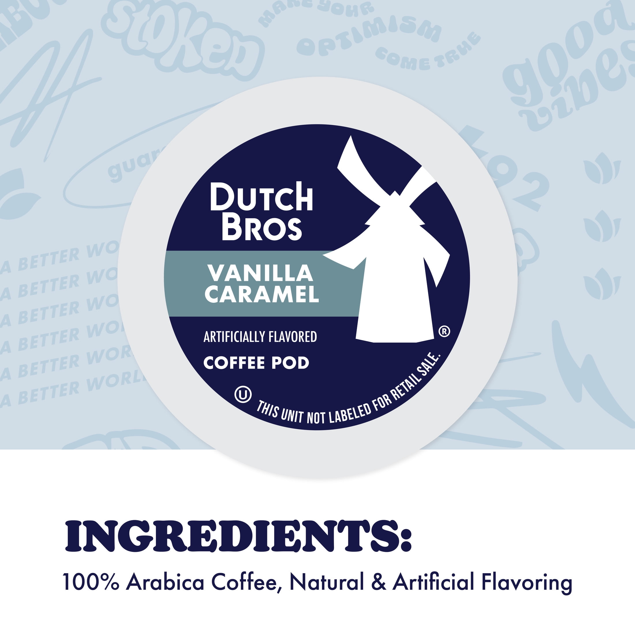 Dutch Bros Vanilla Caramel Flavored Coffee Inspired by Golden Eagle®, 40 Count, Medium Roast, Single Serve Coffee Pods for Keurig K-Cup Brewers