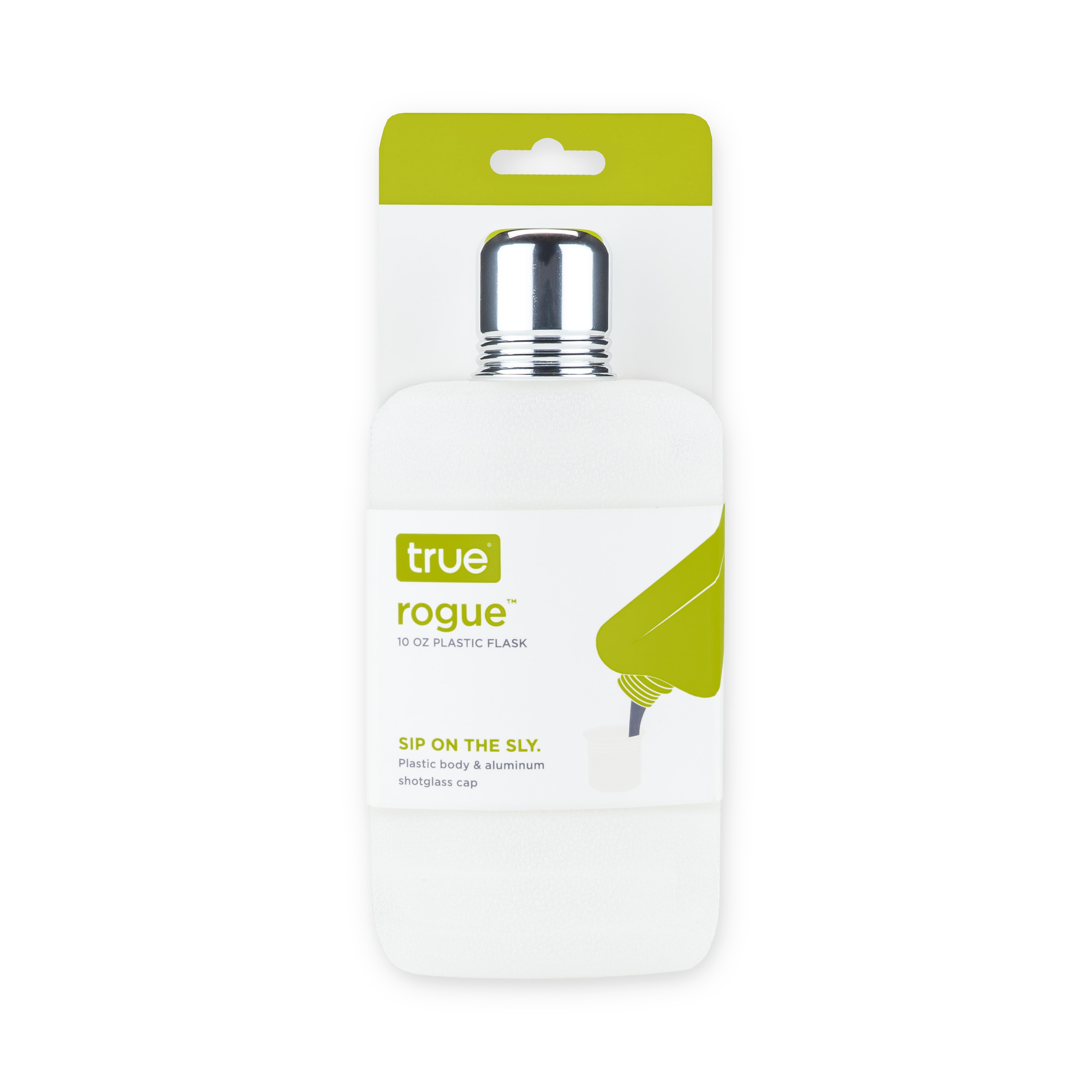 True Rogue 10 Oz Plastic Flask