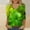 A1 Green, variant on Women's St Patricks Day Shirt 3/4 Sleeve Tshirt V Neck Saint Patrick's Tunic Tops Irish Outfit Saints Tops Casual TeeSummer Shirt Cozy Pullover Green Clover T-Shirts Women Trendy S-5XL