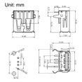 thumbnail image 4 of Unique Bargains Connecteur USB PCB Type-A 2.0 Prise Femelle 90 Degrés Insert Horizontal 20 Pcs, 4 of 4
