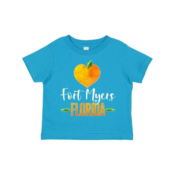 Inktastic Fort Myers Florida Orange in Heart Boys or Girls Toddler T-Shirt