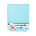 thumbnail image 2 of Farberware 11X14 Non-Slip Plastic/Poly Chop and Slide Cutting Board in Translucent Aqua, 2 of 5