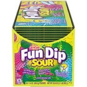 Sour Fun Dip Strawberry Smackeroo Dip, Watermelon Whammo Dip & Tartastic Mystery Dip Candy Variety Pack 24 Count)