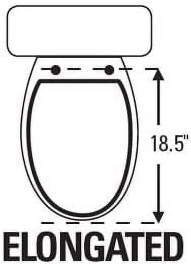 Topseat 6TS3E1151CP 3D Ocean Series Dolphin Mother and Calf Elongated Toilet Seat