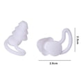 thumbnail image 4 of Visland 1 Paire de Bouchons d'Oreilles Réduction de Bruit Design Antidérapant Requin Portable Imperméable Protection Auditive Réutilisable Natation Sommeil Silicone Bouchons d'Oreilles Silencieux Accessoires Supplémentaires, 4 of 10