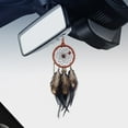 thumbnail image 2 of Guanhe Mini Dream Catcher, Car Interior Rearview Mirror Dangle Bag Pendant Car Accessories Christmas Gifts for Women (Retro Style), 2 of 6
