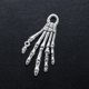 thumbnail image 1 of BESTYASH 10Pcs DIY Pendant Charms Alloy Skeleton Hand for Necklace Bracelet Silver, 1 of 6