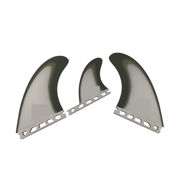 Surfboard Fins Single Tabs T1 Size Fins ArmyGreen/White Color Fiberglass New Design Surf Surf Tri Set Fins