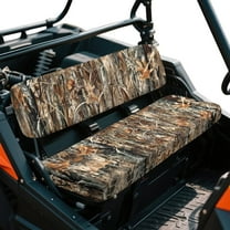 Yuyamidu Brown Duck Camouflage UTV Bench Seat Cover 2Pcs UTV Covers Replacement 4 Wheeler Accessories Non-Slip All-Weather Protection Fit for Kawasaki Mule 4010 4x4 SE 2018 2017 2016