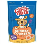 Canine Carry Outs Spooky Cookies for Dogs, Halloween Dog Treats, 4.5 Oz. Bag