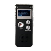 Digital Voice Recorder Voice Activated Recorder for Lectures, Meetings, Interviews 8GB Audio Recorder Mini Portable Tape Dictaphone with Playback, USB, MP3
