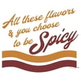 thumbnail image 2 of Junior's Maruchan All These Flavors and You Choose to be Spicy  Graphic Tee White Small, 2 of 3