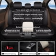 thumbnail image 3 of DIKSOAKR Seat Covers Fit for Honda Ridgeline 2006-2014 Car Seat Covers Full Set 5 Seats Faux Leather Car Seat Cushion Protector, 3 of 5