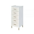 thumbnail image 3 of AC01168 Jewelry Armoire, White, Champagne & Gold Finish - Myles ( 1Pc/1Ctn ), 3 of 3