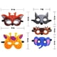 thumbnail image 2 of Máscaras de fieltro con forma de animal de 30 piezas de ShaggyDogz para niños, fiestas temáticas en la jungla, regalos, suministros..., 2 of 9