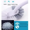 thumbnail image 4 of Marbarsse Bathroom Toilet Bowl Brush and Holder Curved Design Toilet Brush for Deep Cleaning Under Rim Best Toilet Brush Set Easy Handy CompactToilet BowlCleaner Brush for Bathroom 2 Pack, 4 of 4