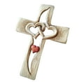thumbnail image 2 of Sltwyw Marriage Cross for Wall Love Wall Decor, Handmade Resin Intertwined Heart Wall Cross, Jesus Wall Art Christian Decor for Wedding Valentine Christmas Gift - 7 Inch, 2 of 5