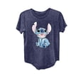 thumbnail image 2 of Disney Lilo & Stitch Juniors Graphic T-Shirt  Stitch Tee for Women, Short Sleeve, Sizes XXS-3XL, 2 of 8