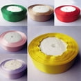 thumbnail image 5 of SUSUchens 1Inch Wide Color Satin Ribbon Sewing 25Yards Wedding Birthday Party Supply Decor Green, 5 of 13