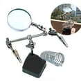 thumbnail image 1 of Soldador De Soldadura De Soldador Soldador De Soldadura Kit De Herramientas De Ayuda, Brazos De Bloqueo Ajustable, Agarre Fuerte Con Lupa Auxiliar Para Aficionados, 1 of 7