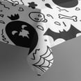 thumbnail image 3 of Halloween Doodle Elements Rectangle Tablecloth 60"x84",Waterproof Polyester Rectangle Table Cloth, Wipeable Spillproof Polyester Tablecloth for Dining, Camping, Indoor and Outdoor, 3 of 5
