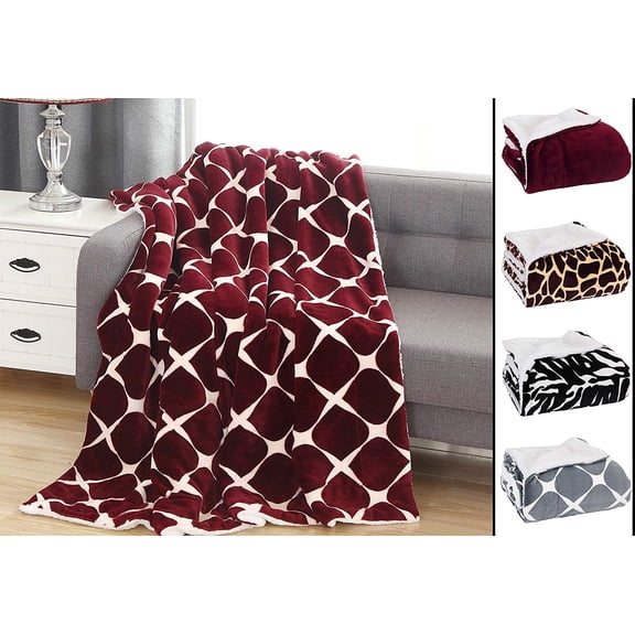 Elegant Comfort 50 x 60 Blanket Gift Christmas Throw