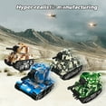 thumbnail image 3 of JUNWELL Plastic Men‘S Toy Tanks  4 Alloy Tank Car Model Set  Q Version Pull Ba Car Model Children‘S Toys, 3 of 6