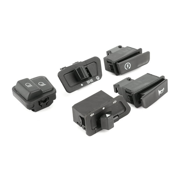 Botón De Faro Botón De Faro De Motocicleta 5 Uds. Arrancador De Motocicleta De Haz Alto Y Bajo, Kit De Botones De Intermitentes De Bocina Aptos Para GY6 125CC ANGGREK Motor Horn Button