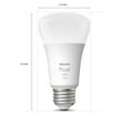 thumbnail image 4 of Philips Hue 1-pack E26 Smart LED Bulbs, White, 4 of 9