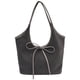 thumbnail image 1 of Bolso Tote Bandolera 8846 Gran Capacidad Piel Lijada (Gris), 1 of 9