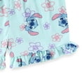 thumbnail image 4 of Disney Lilo & Stitch T-Shirt Tank Top and Shorts (Girls), 3-Piece Set, Sizes 4-12, 4 of 7