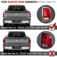 thumbnail image 7 of VIPMOTOZ Premium OLED Neon Tube Tail Light Lamp For 2013-2018 RAM 1500 2500 3500 - [Factory LED Model] - Matte Black Housing, Smoke Lens, Driver & Passenger Side, 7 of 7