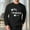 Black, variant on Men Shirts Casual Comfortable Letter Print Long Sleeve Crewneck Tops Pullover Loose Fit Men Graphic Tees