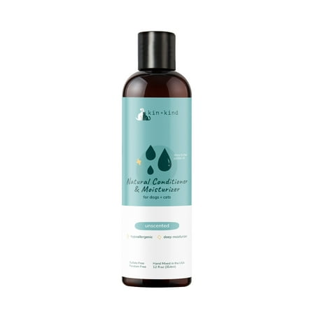 UPC: 0854362006640 | kin+kind Cat & Dog Conditioner with Shea Butter All-Natural Formula with Betaine & Aloe Moisturize & Restore Coat for Dogs and Cats Shed Defender & Coat Defense Pet Defender S 12 fl oz Made in USA