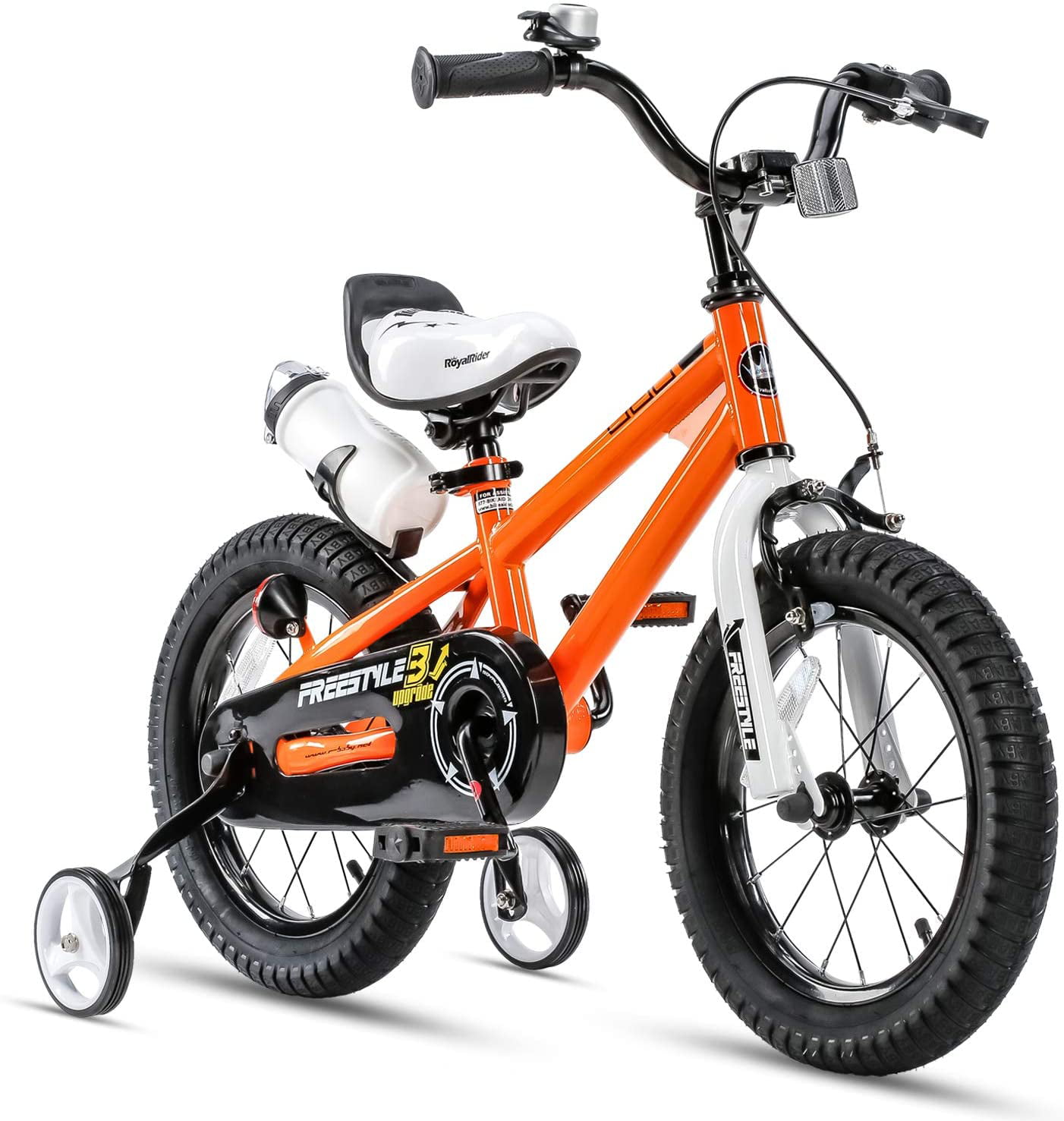 12 inch Kids Moto Bike Bicycle Motorbike w/Removable Stabilisers For Boys Girls 